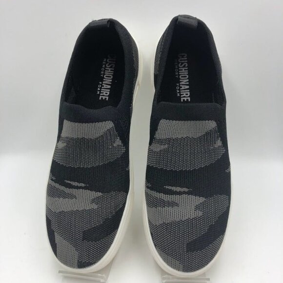 Cushionaire Memory Foam Women's Camo Knit Sneakers Size 7.5M Slip On Cas… - Picture 10 of 13